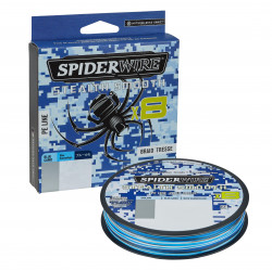 FIR TEXTIL SPIDERWIRE STEALTH X8 0.33MM 150M 38.1KG BLUE CAMO