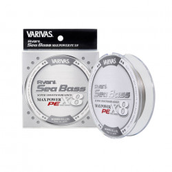 FIR TEXTIL VARIVAS SEA BASS MAX POWER PE X8 150M 28.6LB STEALTH GREY