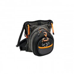 GEANTA DAIWA CHEST PACK NOIR ORANGE 30X30X15CM