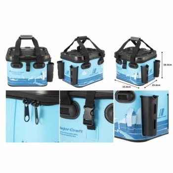 GEANTA MAJOR CRAFT TACKLE BAG MTB-30 EVA 33X26X25CM OCEAN BLUE - Img 2