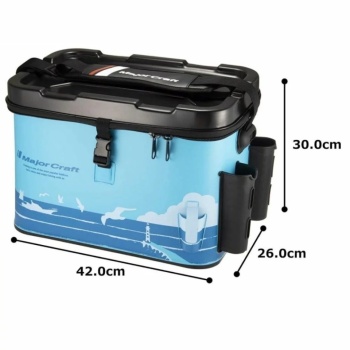 GEANTA MAJOR CRAFT TACKLE BAG MTB-40 EVA 42X26X30CM OCEAN BLUE - Img 4