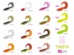 GRUB DELPHIN TWISTA UVS / 5BUC 10CM / YELLA