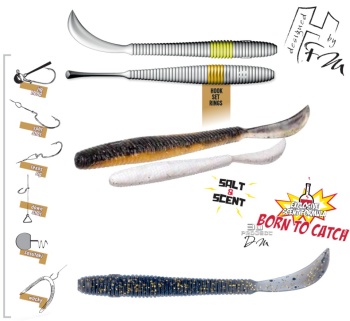 GRUB HERAKLES LEFTAIL WORM 3.4 8.6cm Money Smoke