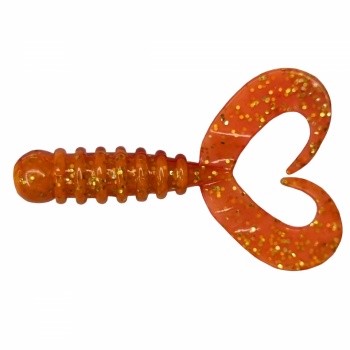 GRUB ROCK'N BAIT CULTIVA RB-1 31 CRAB ORANGE RING TWIN TAIL - Img 2