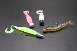 GRUB / TWISTER BIWAA TAILGUNR CURLY 2.5 6.3CM 004 WATERMELON RED 8BUC/PLIC