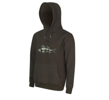 HANORAC DAIWA D-VEC HOODIE ZANDER DARK OLIVE MAR.2XL - Img 2