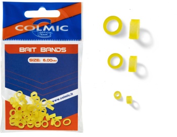 INELE ELASTICE COLMIC BAIT BANDS SILICON 50BUC/PLIC 4mm