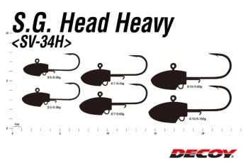 JIG DECOY SV-34H S.G HEAD HEAVY NR.5/0 36GR 2BUC/PLIC - Img 3