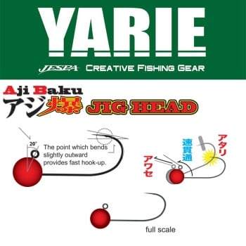 JIG YARIE JESPA 645 AJIBAKU RED 8 0.2GR 4BUC/PLIC