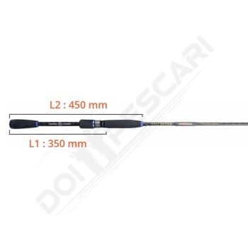 Lanseta rapitor Sakura Salt Sniper Spinning SALSS 802 M 2.44m 7- 30gr EGI