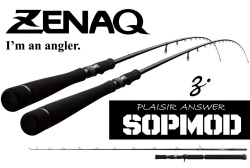 LANSETA ZENAQ PLAISIR ANSWER PA-B67 SOPMOD EBR BAIT CAST 204CM 40-300GR 2BUC