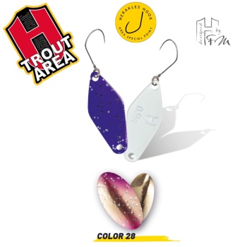 LINGURITA OSCILANTA HERAKLES LEAF 0.9gr Culoare 28 Golden Trout