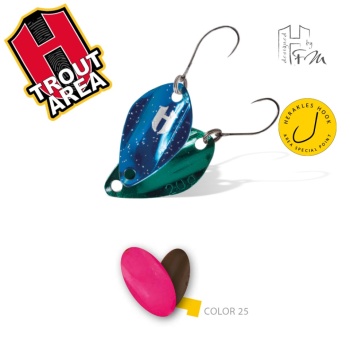 LINGURITA OSCILANTA HERAKLES RUCK SPOON 2.0gr Culoare 25 Pink/Brown
