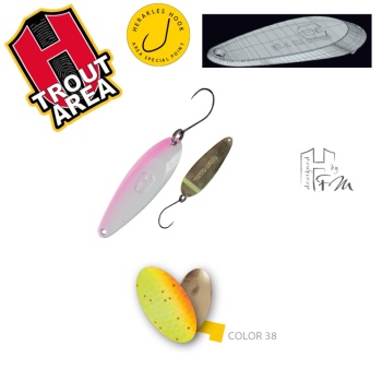 LINGURITA OSCILANTA HERAKLES VENTO LD 3.5gr Culoare 38 Chartreuse Orange/Gold