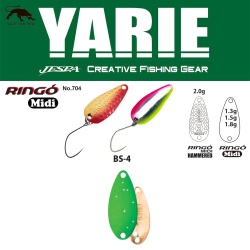 LINGURITA OSCILANTA YARIE JESPA 704 RINGO MIDI HAMMERED 2.0GR CULOARE BS-4 LIME GLITTER