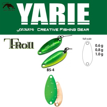 LINGURITA OSCILANTA YARIE JESPA 707T T-ROLL 1.0GR CULOARE BS-4 LIME GLITTER