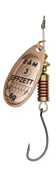 LINGURITA ROTATIVA DAM EFFZET SINGLEHOOK NR.1 / 3G CUPRU