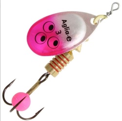 LINGURITA ROTATIVA MEPPS BRITE 9.0G ARGINT / PINK