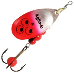 LINGURITA ROTATIVA MEPPS BRITE 9.0G ARGINT / ROSU