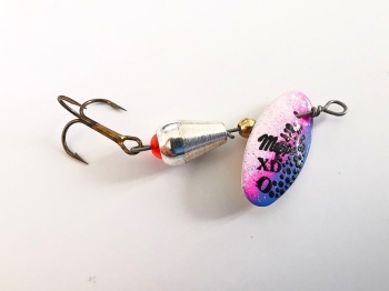 LINGURITA ROTATIVA MEPPS TRI FLUO 2.5G ARGINT / RAINBO