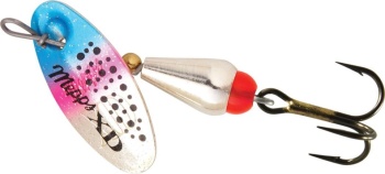 LINGURITA ROTATIVA MEPPS TRI FLUO 2.5G ARGINT / RAINBO - Img 3