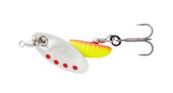 LINGURITA ROTATIVA SAVAGE GEAR SPINNER GRUB NR.1 3.8G SINKING SILVER RED YELLOW