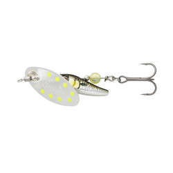 LINGURITA ROTATIVA SAVAGE GEAR SPINNER STICKLEBAIT NR.1 4.5G SINKING GREEN SILVER AYU