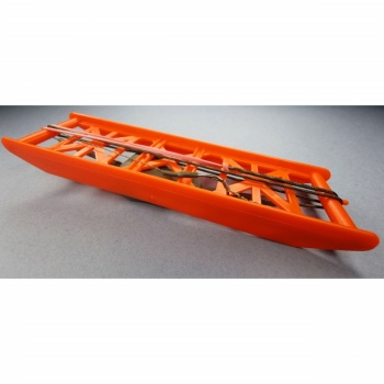 MONTURA CULISANTA GRIPPA CU RIG CRAP NO.9 ORANGE IN-LINE 99GR - Img 2