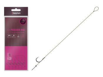 MONTURA FEEDER DELPHIN NOLIMIT STING / 6BUC 12CM / 15LBS / BARB NR.6 / STING7MM - Img 5