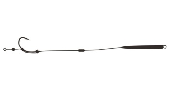 MONTURA JAXON XTR CRAP HAIR RIG FLUOROCARBON #2 25lb 11.3kg 20cm