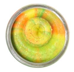 PASTA FLOTANTA BERKLEY POWERBAIT NATURAL GLITTER TROUT DOUGH GARLIC RAINBOW GLITTER