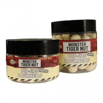 POP-UPS &DUMBELLS DYNAMITE BAITS MONSTER TIGER NUT 15MM