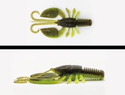 RAC ADUSTA GADGET CRAW 3.8 9.6CM 122 GREEN PUMPKIN CHART 4BUC/PLIC