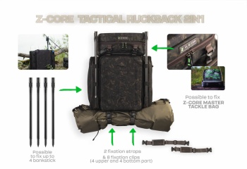 RUCSAC PESCUIT ZFISH TACTICAL Z-CORE 2IN1 41×35×22CM - Img 10