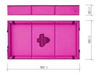 SALTEA DE PRIMIRE CU LATERALE DELPHIN DUOMAT QUEEN WOW 90X40X10 CM - Img 10