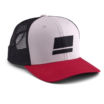 SAPCA ABU GARCIA Abu Flag Trucker Grey Red Black - Img 3