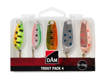 SET 5 LINGURITE OSCILANTE DAM TROUT PACK 4 INC. BOX 6-10G