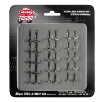 SET ANCORE BERKLEY FUSION19 TREBLE KIT SMALL 30BUC