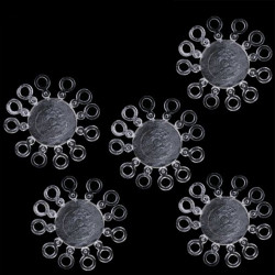 SET INELE PELETE ORANGE FLEXI RING NO.5,7,10MM 6BUC