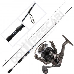 SET LANSETA DAM SALT-X SW SPIN 2.40M 10-40GR- MULINETA DAM QUICK 2 3000 FD