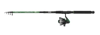 SET LANSETA MITCHELL CATCH PRO II TELE SPIN 2.40M 10-50G 6SEC + MULINETA 3000 GREEN