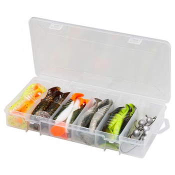 SET NALUCI SAVAGE GEAR CANNIBAL 5.5CM 6.8CM (MODEL S) MIXED COLORS 36BUC - Img 2