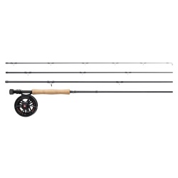 SET PESCUIT LA MUSCA GREYS FIN ROD. REEL & LINE COMBO 3.00M 7LINE 4PC/ 7/8 Reel / WF7F Line