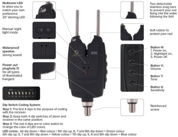SET SENZORI PESCUIT CARP SPIRIT XTE 4+1 - Img 3