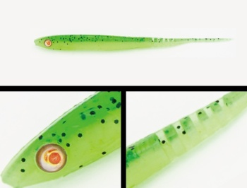 SHAD ADUSTA LANCETIC 2.5 6CM 114 GREEN CHART SEED SHINER UV 12BUC/PLIC