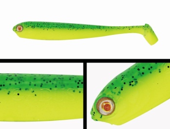 SHAD ADUSTA PENTA SHAD 5 12.7CM 114 GREEN CHART SEED SHINER UV 4BUC/PLIC