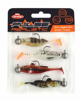 SHAD BERKLEY PULSE REALISTIC PRERIGGED MIX SMALL 4BUC