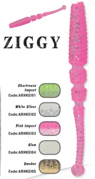 SHAD HERAKLES ZIGGY 5.5cm WHITE SILVER