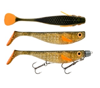 SHAD STORM R.I.P. T-BONE + MONTURA 2 ANCORE NR.2/0, CULOARE RFSH, 18CM, 59G