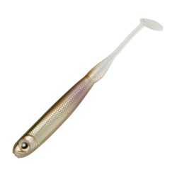 SHAD TIEMCO PDL SUPER SHAD TAIL ECO 4 10CM CULOARE 02 REAL SMELT 6BUC/PLIC